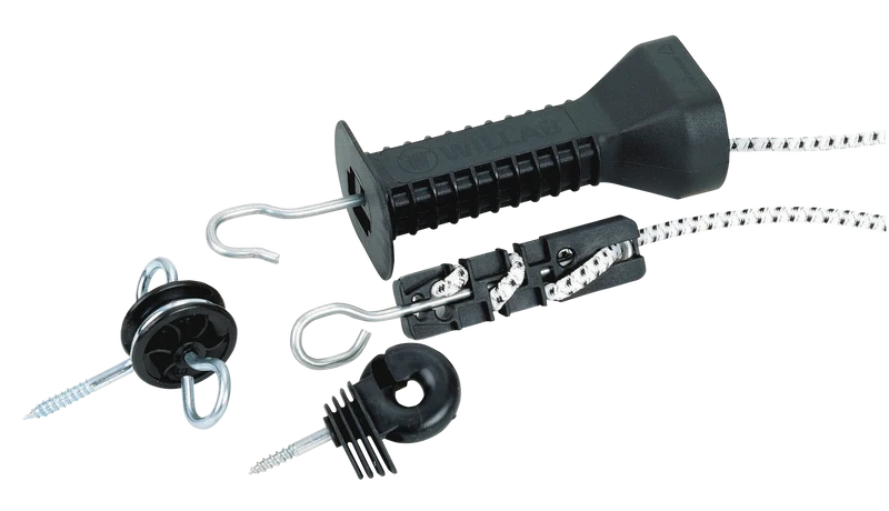 Maniglia per cancello Elastico set cerniera 4,5 m