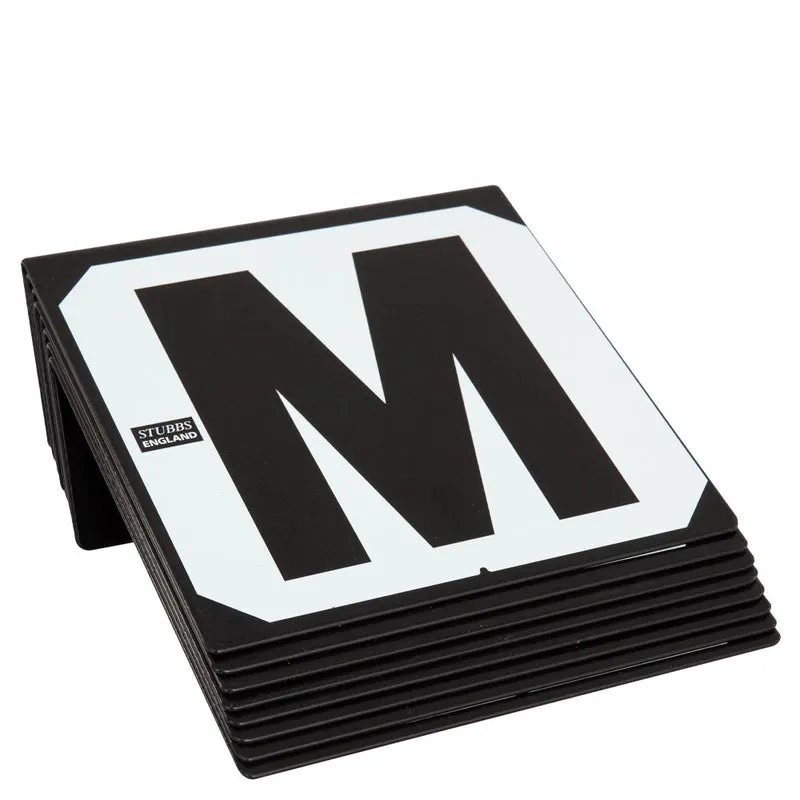 Lettere per maneggio Stubbs set ganci/8 ABCEFHKM H24xL22xP7cm