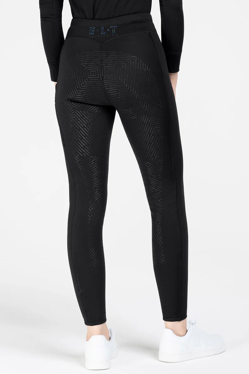 Rica Thermo Rijleggings voor Kinderen met Teddy Black 116