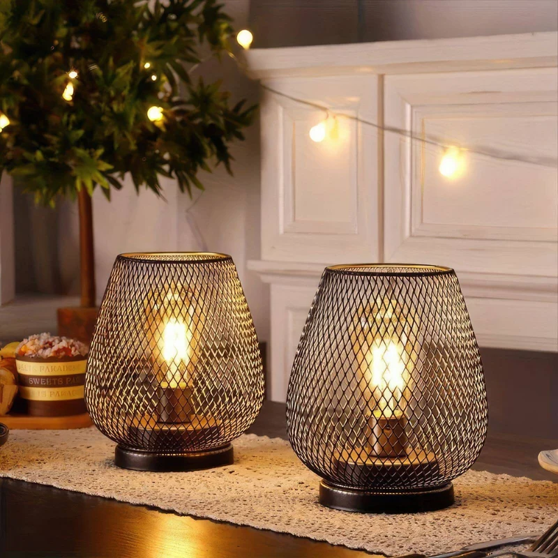 Luxe Draadloze LED Lantaarn | Sfeervolle Tafellamp voor Thuis