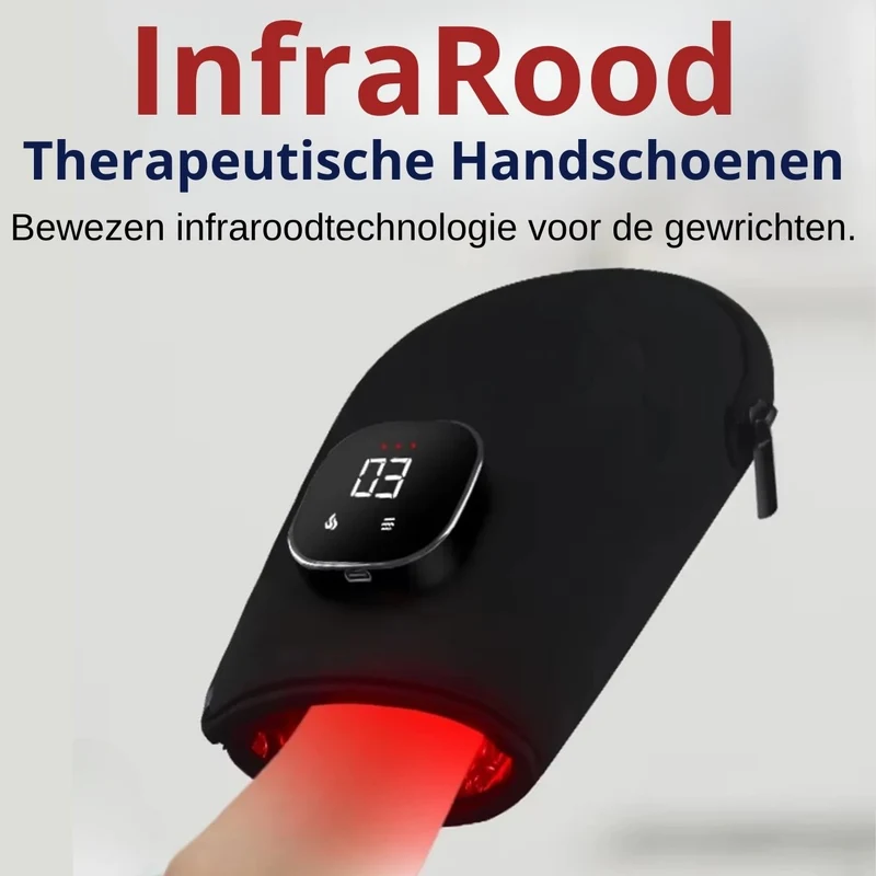 InfraRood Therapeutische Warmte Handschoen - Verlicht Pijnlijke Handen