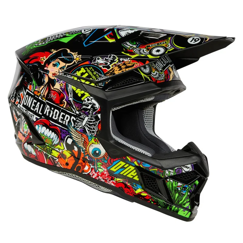 eMOTO Helmet - O'Neal 3 SRS - Black & Cement