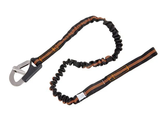 Besto Lifeline Elastisch 1 double action haak - 1 lus veiligheidslijn