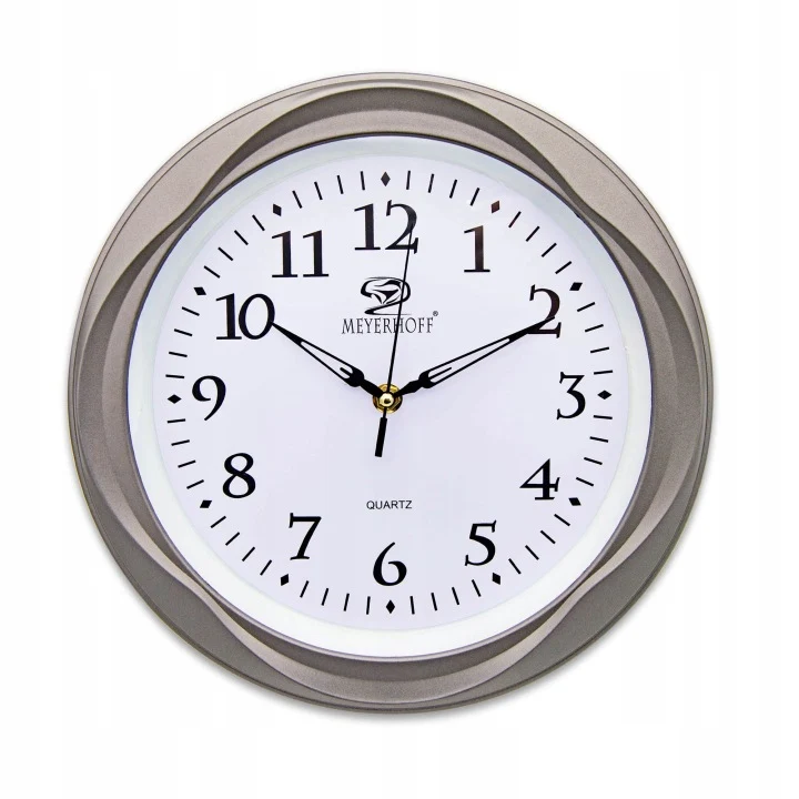 Wandklok 29 cm – Stille Ronde Muurklok – Grote Cijfers – Quartz Klok