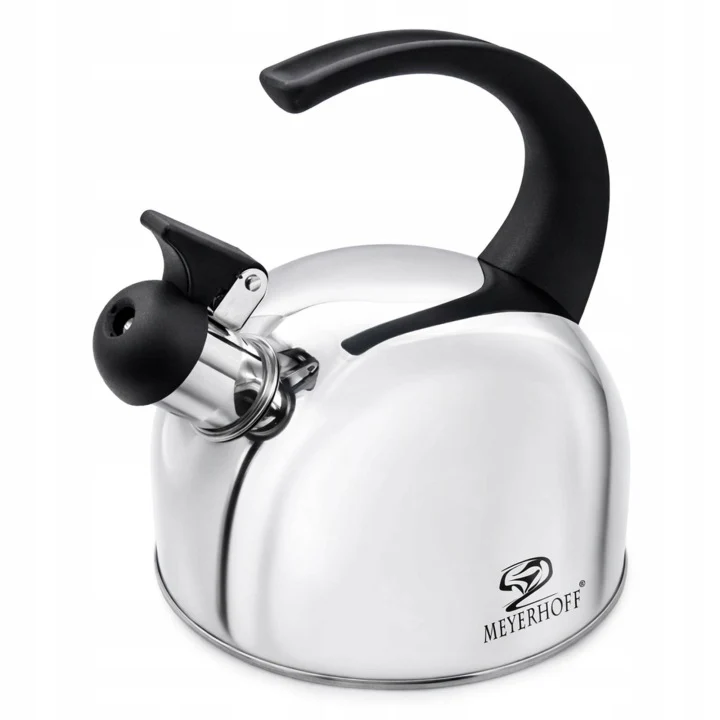 Fluitketel 1,5 Liter – RVS Waterketel met Fluitje – Inductie – Zilver