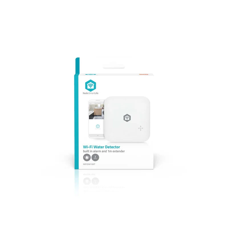 SmartLife Water Detector Wi-Fi - Batterij Gevoed - Verlenging inbegrepen