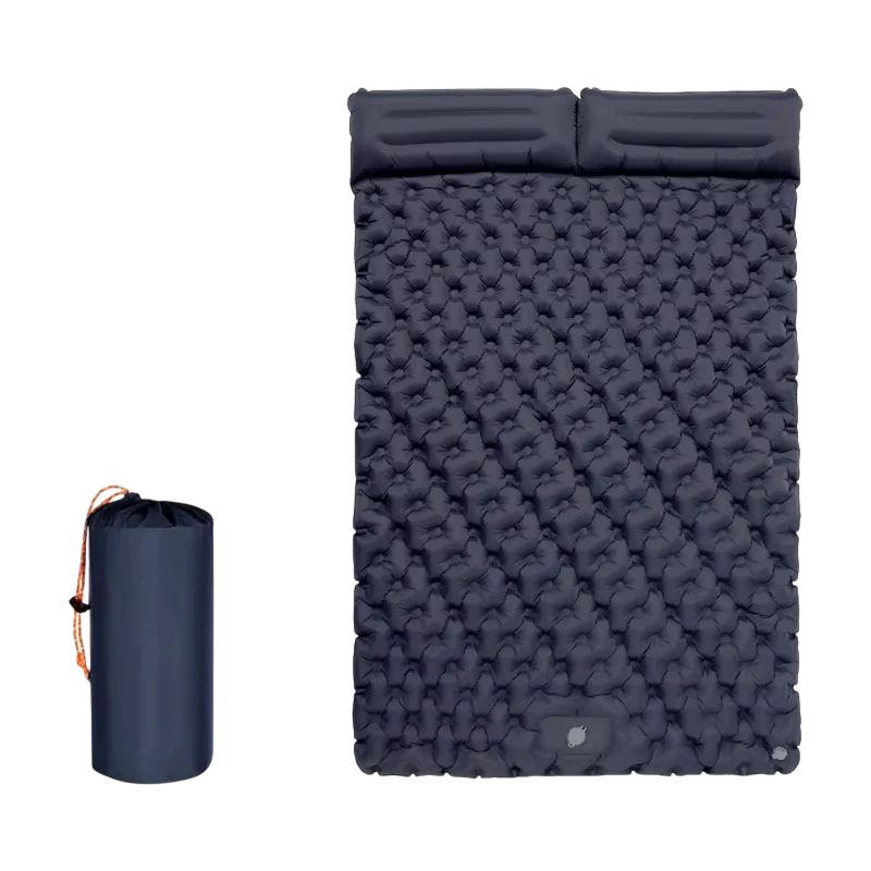 Zelfopblazende Campingmatras voor 2 Personen Waterbestendig met Geïntegreerde Pomp Outdoor Slaapmat Isolerend | Sansoti