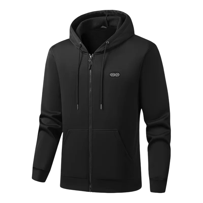 Verwarmde Hoodie met 17 Verwarmingszones en 3 Temperatuurstanden voor Maximaal Comfort bij Koud Weer | Sansoti