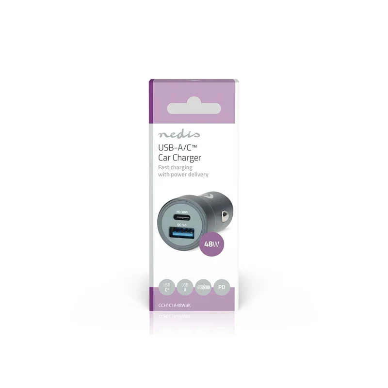 Autolader 48W - 1.5 / 2.0 / 3.0A - Outputs: 2