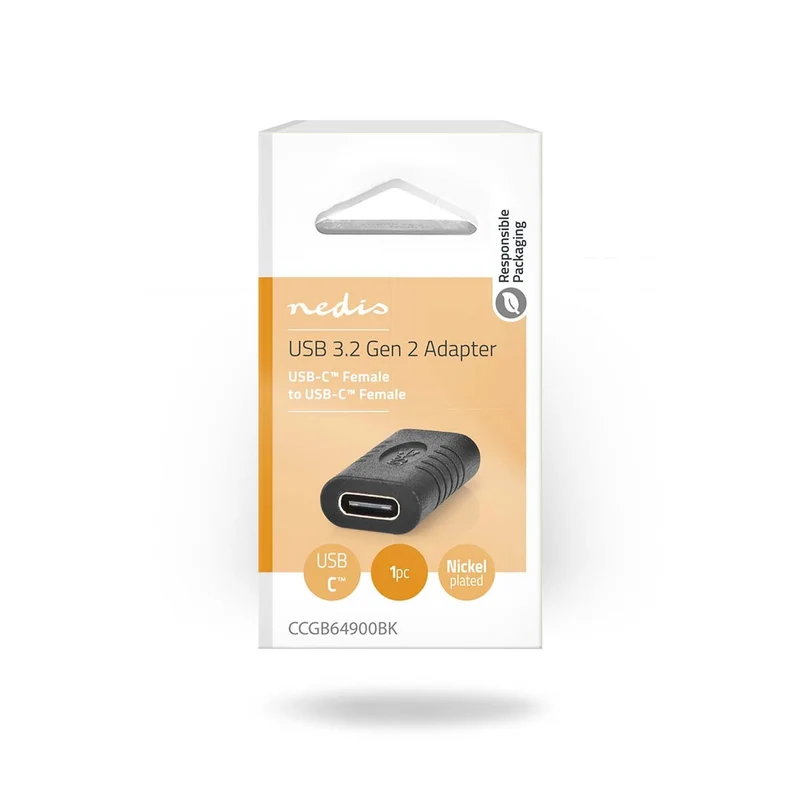 USB-C™ Adapter USB 3.2 Gen 2 - USB-C™ Female - USB-C™ Female