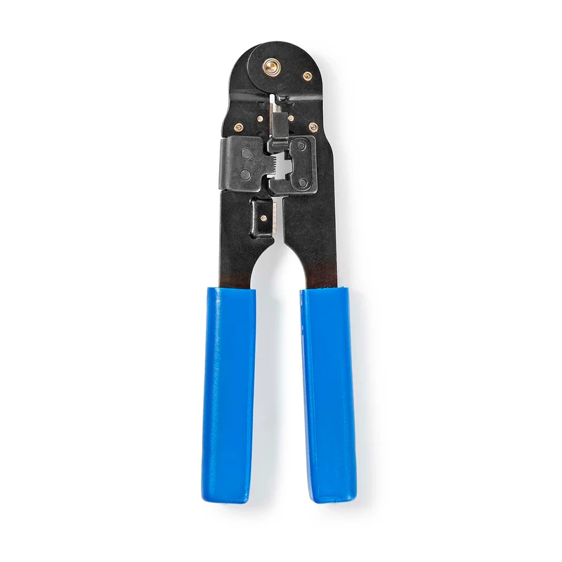 Krimptang CAT5e / CAT6 / CAT6a - Snijden / Strippen / Tang - ABS / Staal