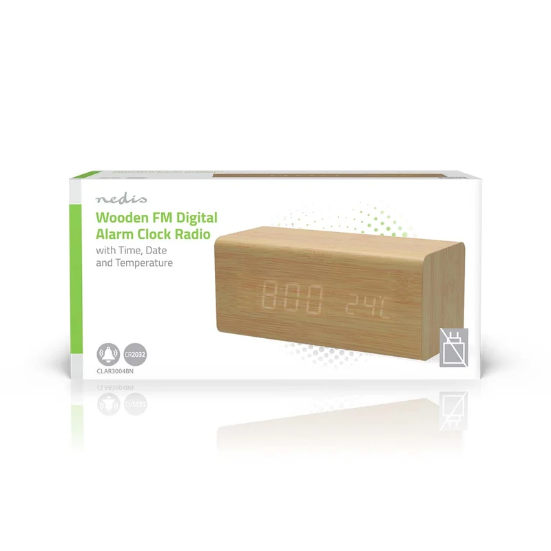 Wekkerradio LED - USB-C™ Female - FM