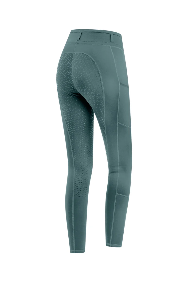 Ella Kids' rijleggings met volledige zit Pine Green 152