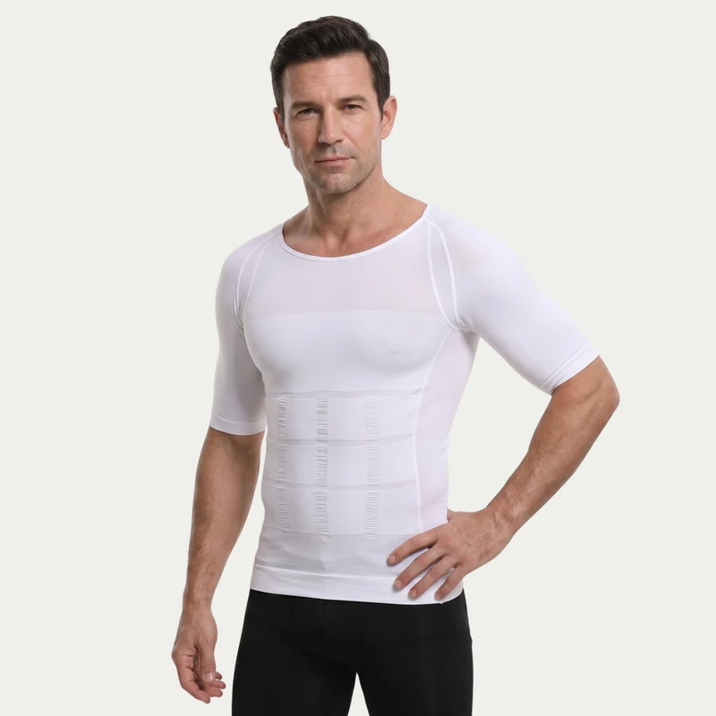 PerfectPostuur - Compressie T-shirt - Slank en Zelfverzekerd Postuur - Heren