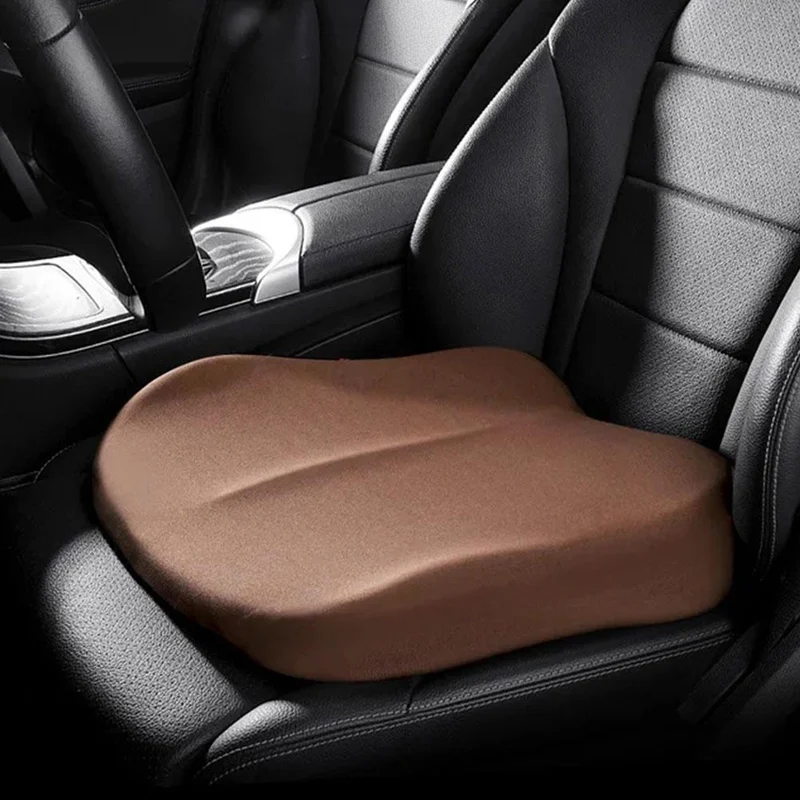 Ergonomisch Autokussen Wigvorm Memory Foam Zitverhoging Anti-Slip Ademend Comfort voor Lange Ritten Auto | Sansoti