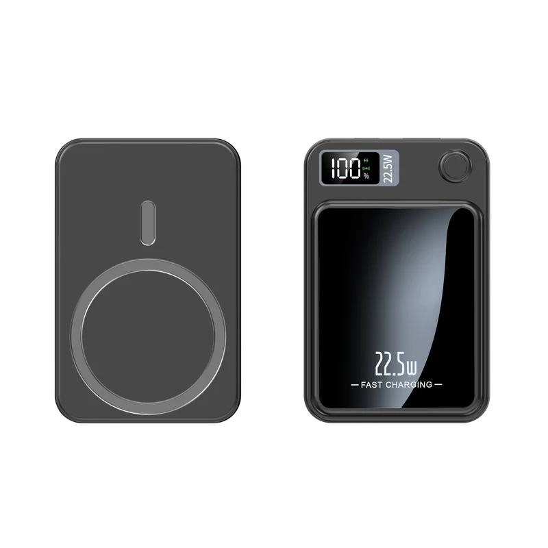 Draagbare Powerbank 20000mAh – Snellader met Draadloos Opladen | Sansoti