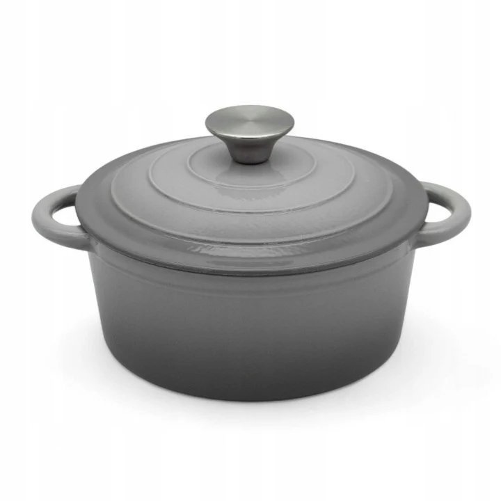 Meyerhoff Gietijzeren Braadpan 22 cm – 2,5L – Inductie – Grijs