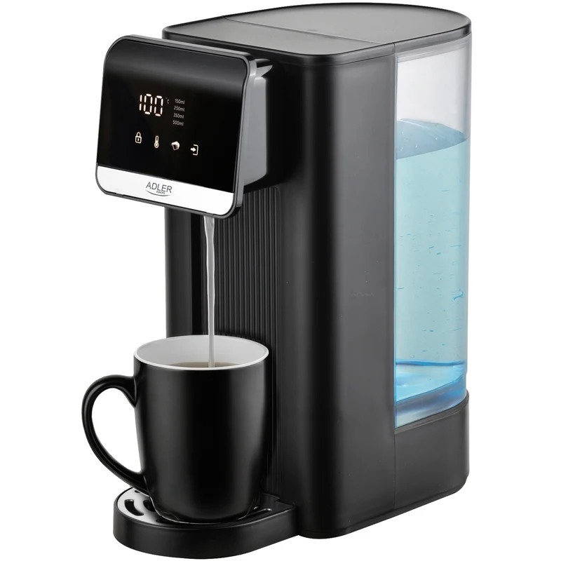 Adler AD 1357 Heetwaterdispenser 2,5 Liter – 2600W – 8 Temperaturen – Instant Heet Water – Zwart