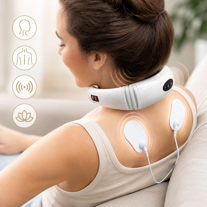 Masajeador de Cuello y Espalda Electromagnético Calmagner InnovaGoods