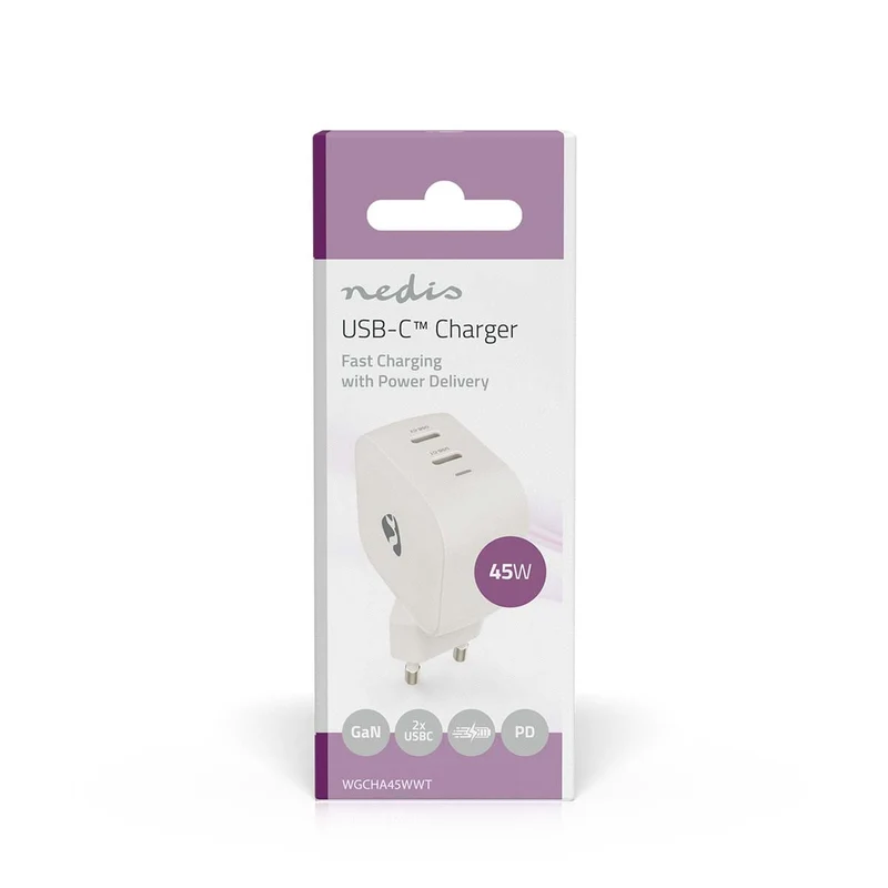 Oplader 45W - GaN - PD3.0
