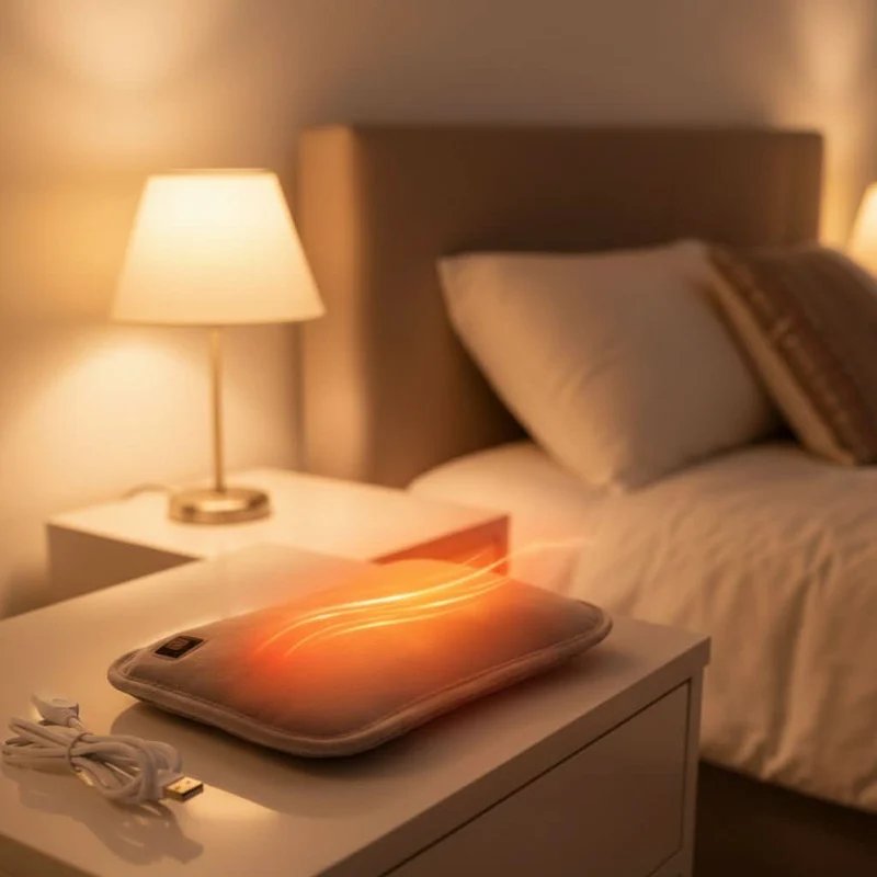 Elektrisch Verwarmingskussen met Verstelbare Warmtestanden voor Rugontspanning Spierverlichting en Thuiswellness | Sansoti