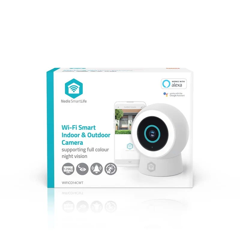 SmartLife Camera voor Buiten Spotlight - 3MP Full HD 1296p - IP65