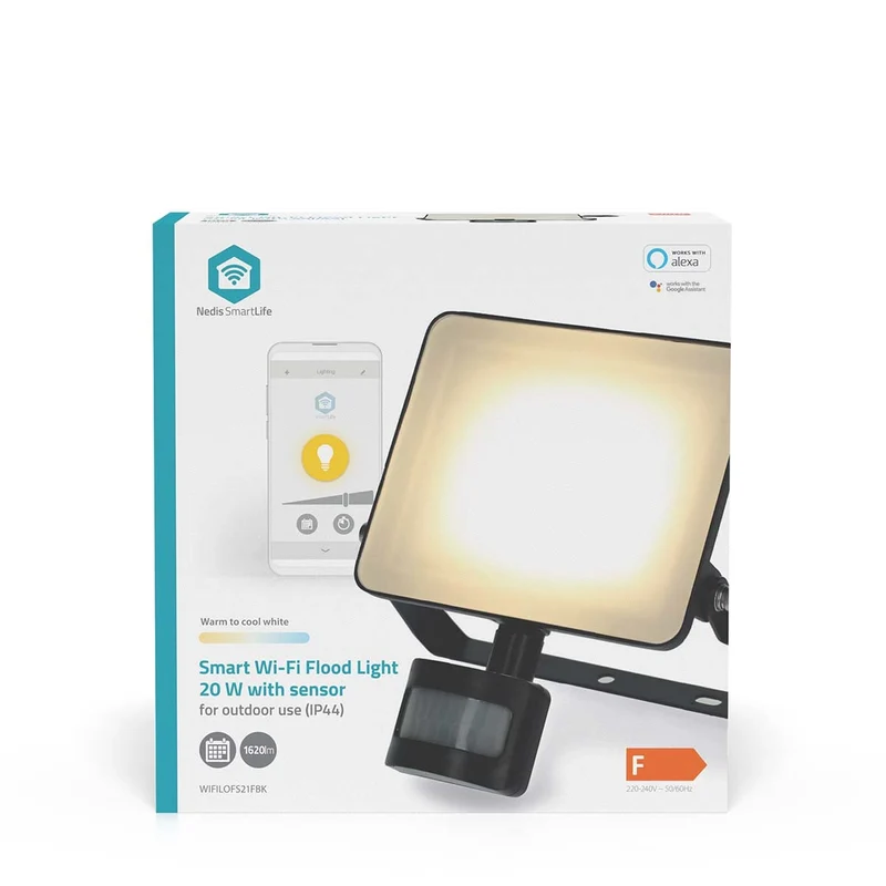 Smartlife Buitenlamp Bewegingssensor - 1620 lm - Wi-Fi