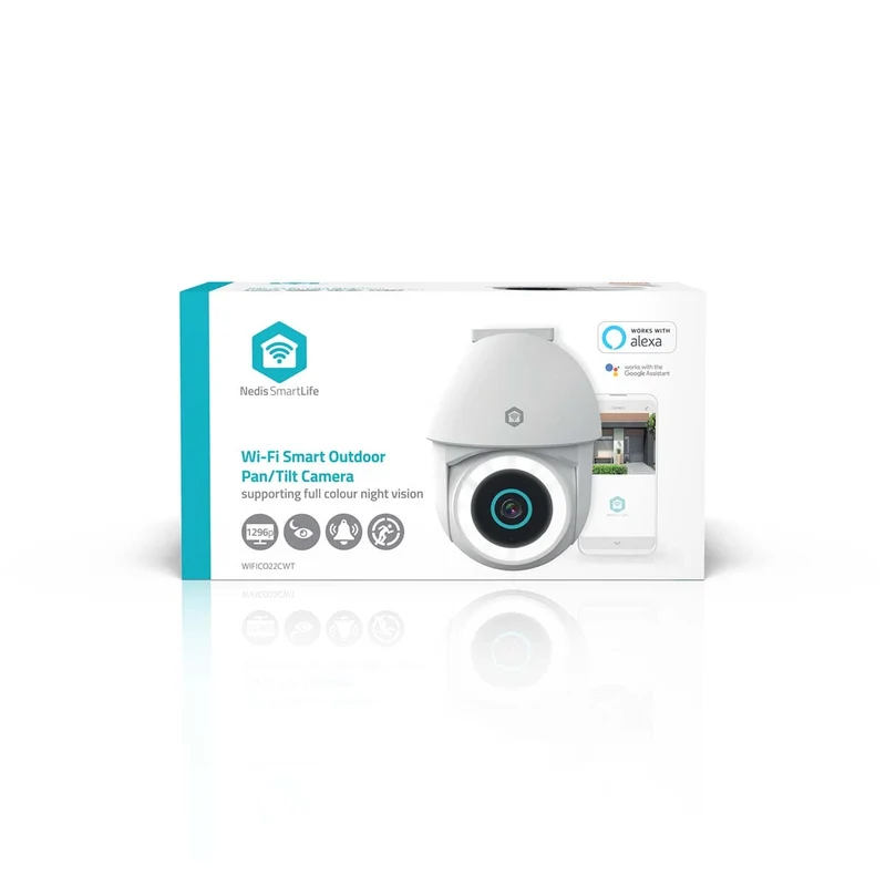 SmartLife Camera voor Buiten Spotlight - 3MP Full HD 1296p - Pan tilt