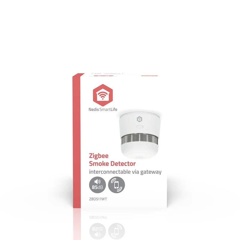 SmartLife Rookmelder Zigbee 3.0 - Batterij Gevoed - Levenscyclus sensor: 10 Jaar