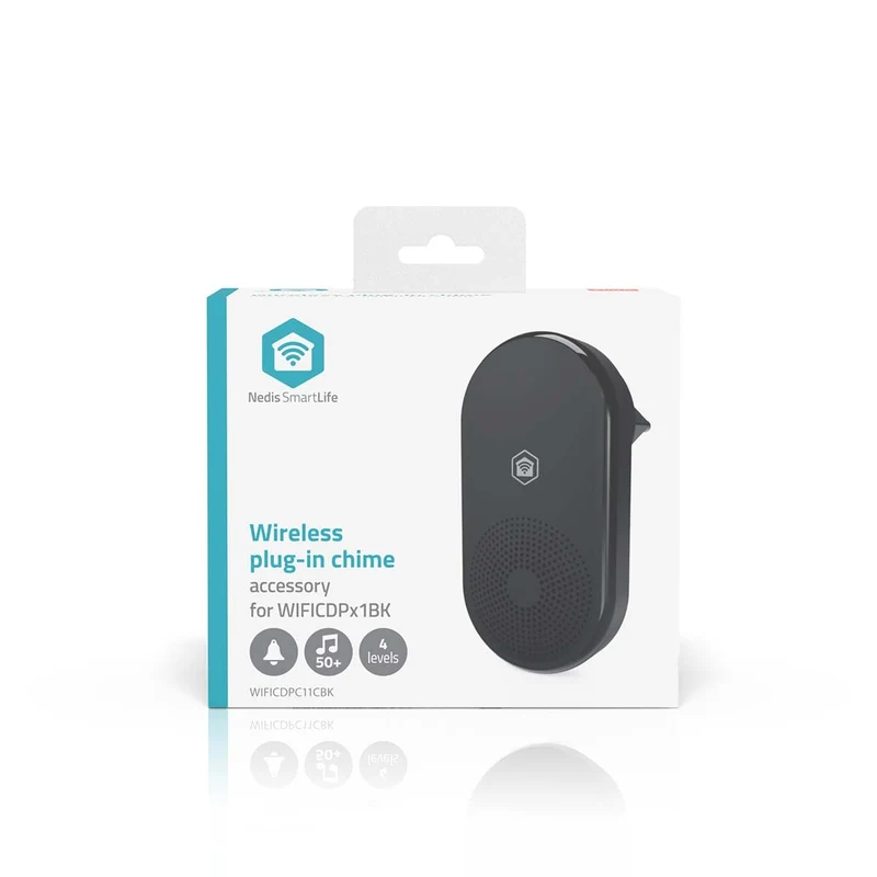 SmartLife Gong RF, frequentie 433 MHz - Accessoire voor: WIFICDP11BK / WIFICDP21BK / WIFICDP31BK - Netvoeding