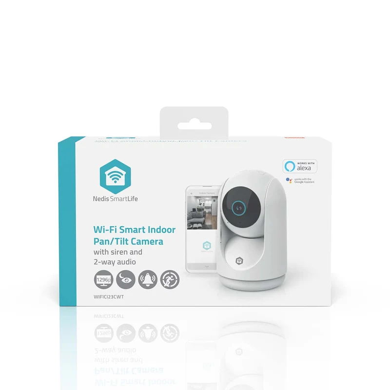 SmartLife Camera voor Binnen 3MP Full HD 1296p - Pan tilt - Cloud Opslag (optioneel) / microSD (niet inbegrepen) / Onvif