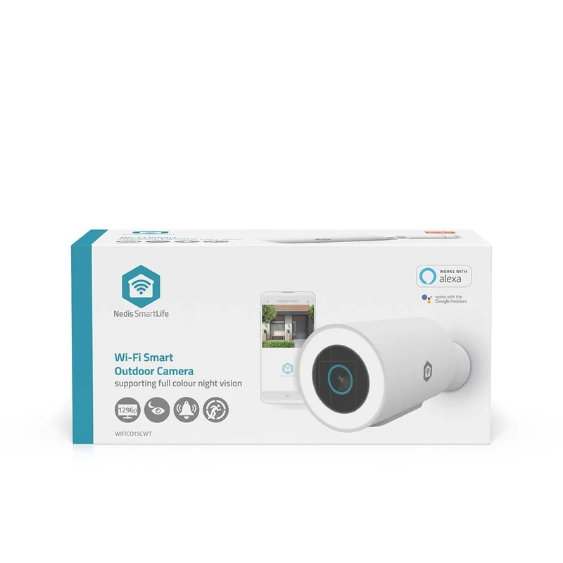 SmartLife Camera voor Buiten Spotlight - 3MP Full HD 1296p - IP65