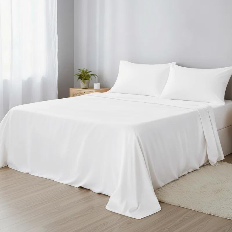 Bamboe Hoeslaken Set met Diepe Hoeken voor Optimaal Slaapcomfort Temperatuurregulering en Duurzaamheid | Sansoti