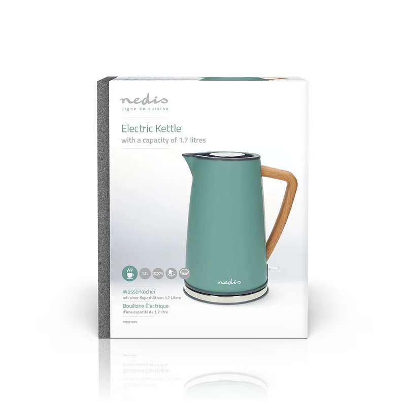 Waterkoker 1.7l - Soft-Touch - 360 graden draaibaar