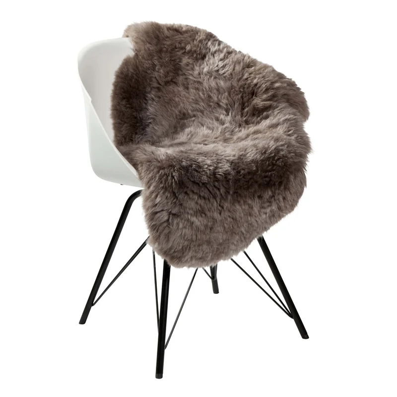Dyreskinn Schapenvacht IJslands - Taupe kort - 100 x 65cm