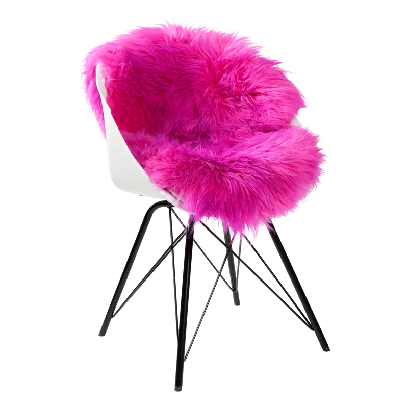 Dyreskinn Schapenvacht - Roze - 100 x 65 cm