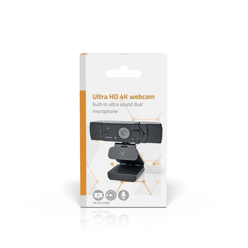 Webcam Full HD@60fps / 4K@30fps - Automatische Scherpstelling - Ingebouwde Microfoon