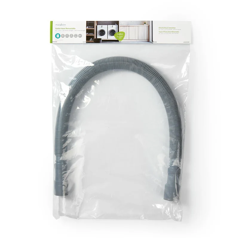 Uitrekbare afvoerslang 24/19 mm - 29/22 mm - 0.5 Bar