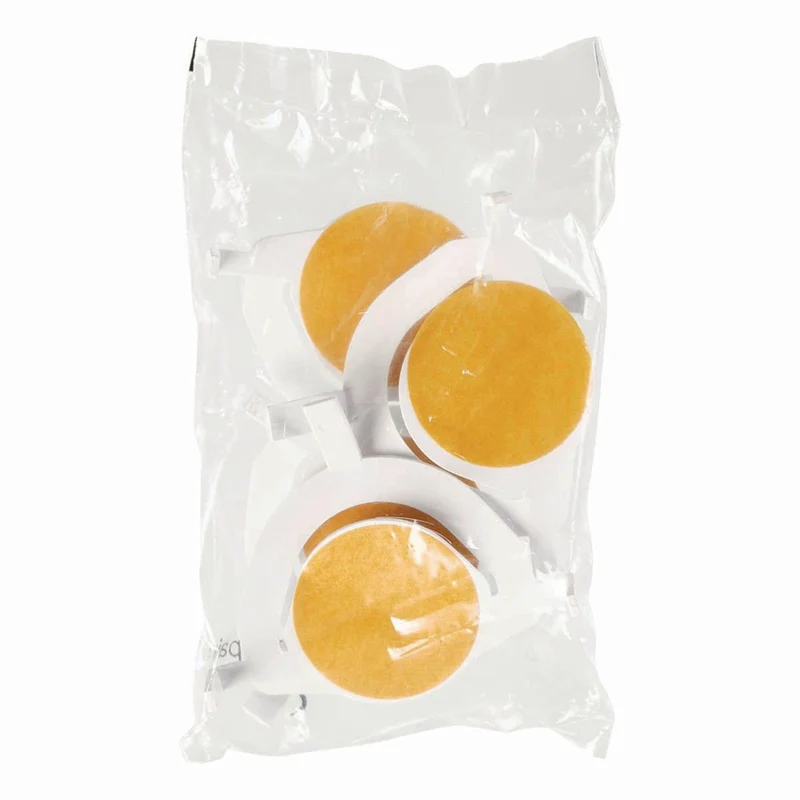 Plakvoetjes Polybag - Wit - 4 Stuks