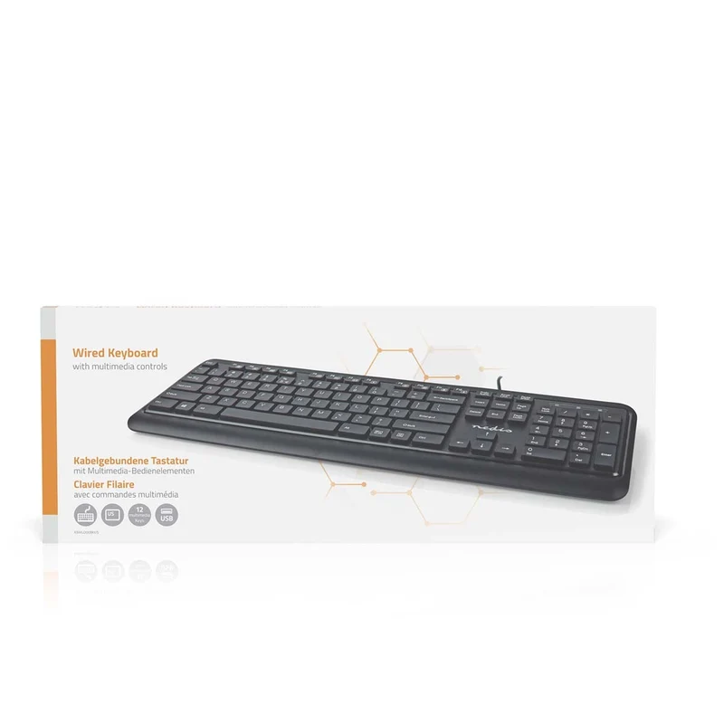 Bedraad Toetsenbord USB-A - Multimedia - QWERTY