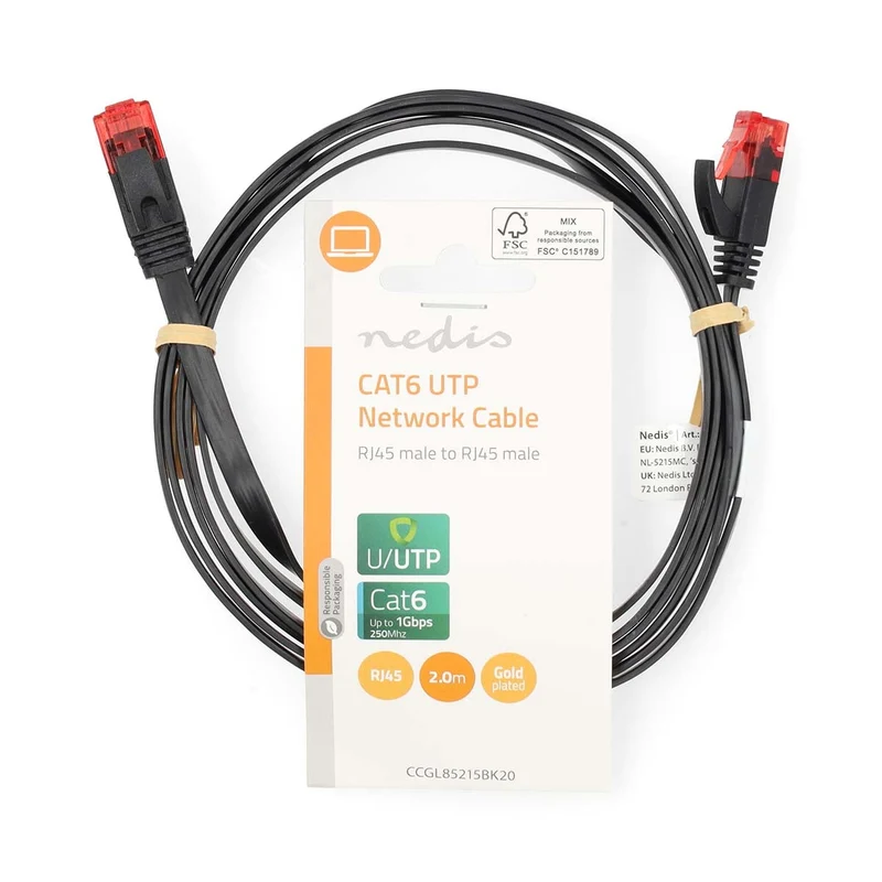 CAT6 Netwerkkabel RJ45 Male - RJ45 Male - U/UTP