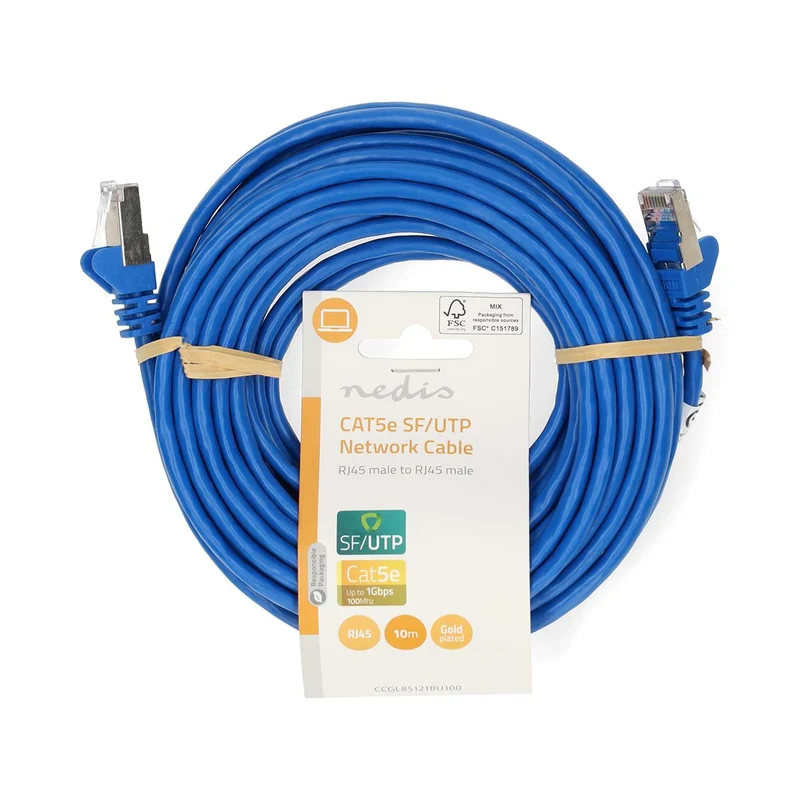 CAT5e Netwerkkabel SF/UTP - RJ45 Male - RJ45 Male