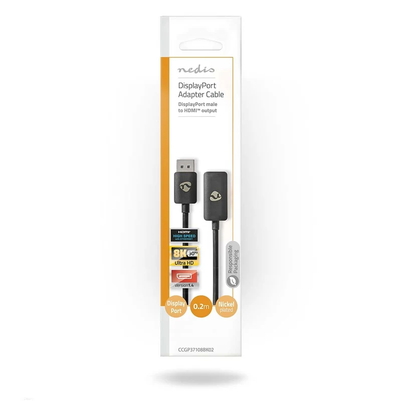 DisplayPort-Adapter DisplayPort Male - HDMI™ Output - 8K@30Hz