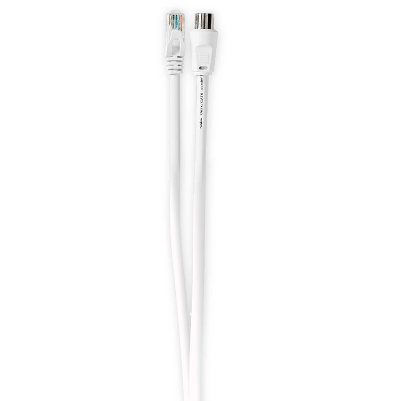IEC (Coax) CAT6 Combikabel op rol RG58 - 75 Ohm - Dubbel Afgeschermd
