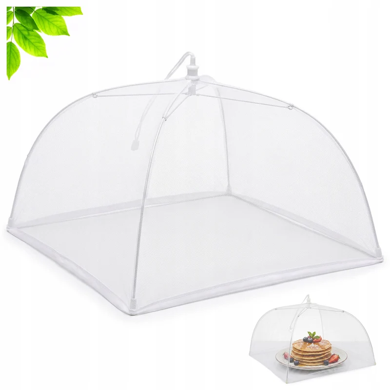 Vliegenkap 41 cm – Opvouwbare Voedselkap – Foodcover – Voedselbeschermer tegen Insecten – Wit