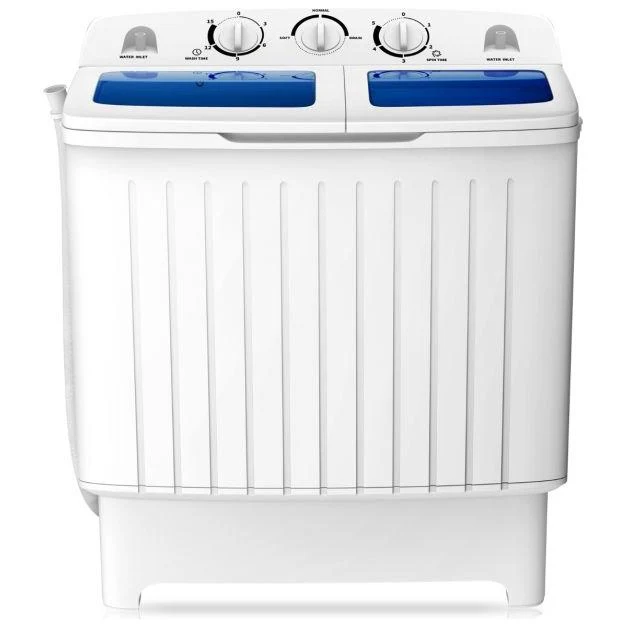 Trendmix Mini Wasmachine met Centrifuge – 5 kg Camping Wasmachine met Dubbele Trommel