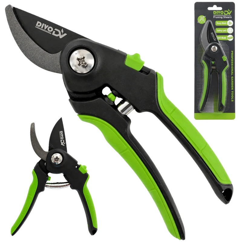 Snoeischaar 20 cm – Heavy Duty – Gehard Stalen Blad – Voor Takken, Struiken en Planten
