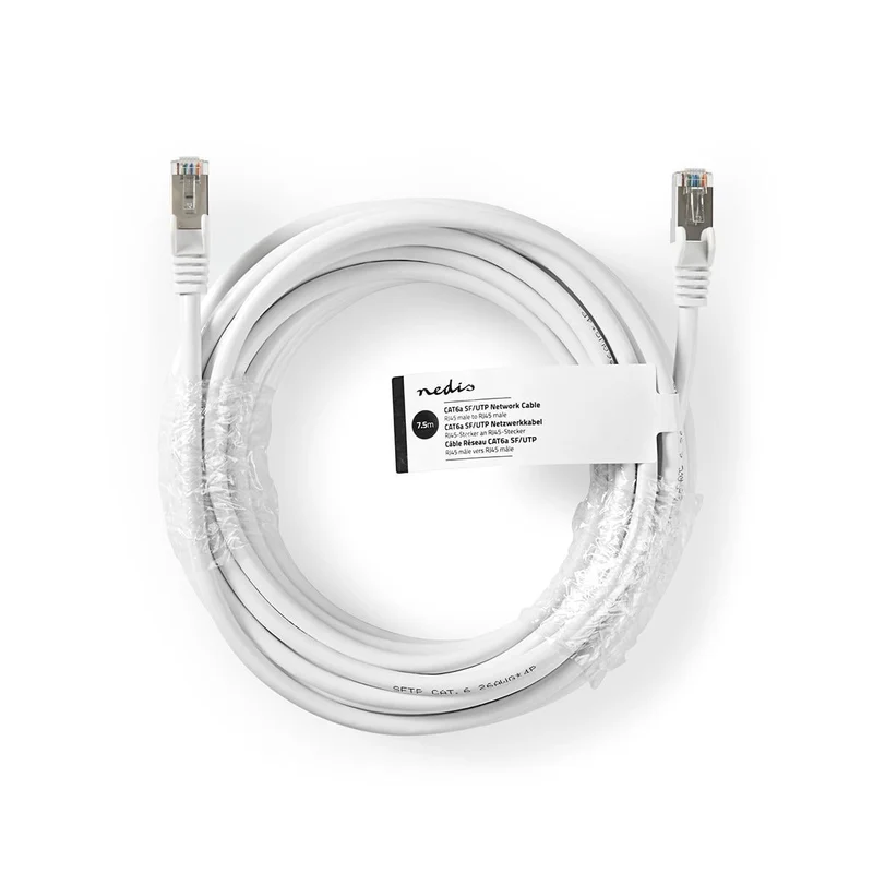 CAT6a netwerkkabel SF/UTP - RJ45 Male - RJ45 Male