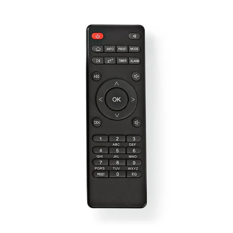 Vervangende Afstandsbediening Geschikt voor: RDIN3000BK / RDIN4000BK / RDIN5000BK / RDIN5005BK - Vast - 1 Apparaat