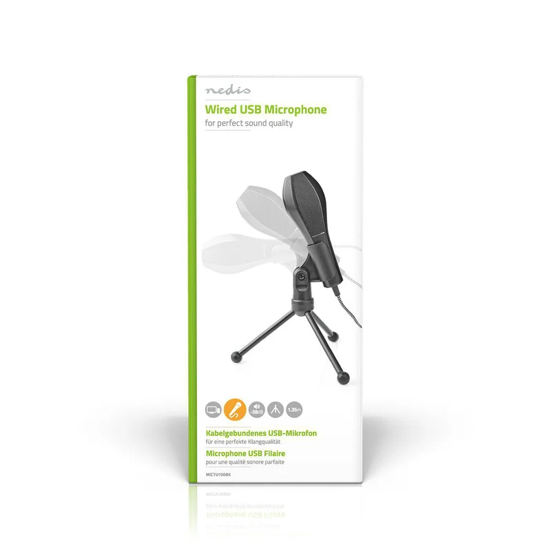 Microfoon Apparaat: Desktop / Notebook - Bedraad - 1x USB